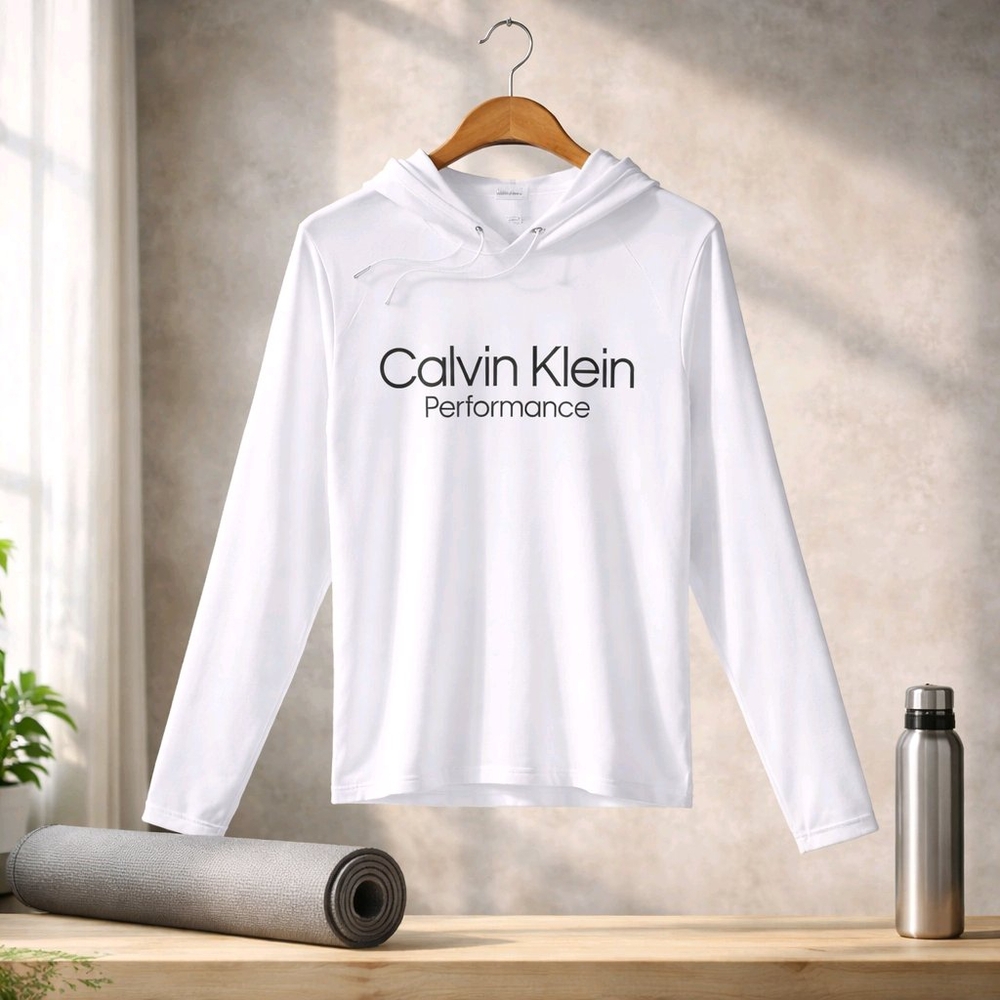 Calvin Klein Performance White Long Sleeve Top